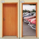 Ver imagem 1 de Adesivo Decorativo de Porta - Carro Vintage - 1000cnpt