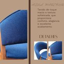 Ver imagem 4 de Conjunto 4 Cadeiras Zara Azul Marinho Design Contemporâneo