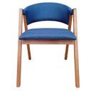 Ver imagem 2 de Conjunto 4 Cadeiras Zara Azul Marinho Design Contemporâneo