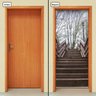 Adesivo Decorativo de Porta - Escada - 1589cnpt - 1