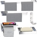 Ver imagem 2 de Kit de Acessórios para Banheiro Inox e Cromado 5 Peças F.max
