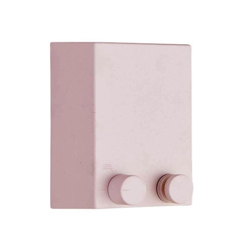 Varal Retrátil de Parede Corda Ajustável em Aço Inox Rosa
