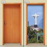 Adesivo Decorativo de Porta - Cristo Redentor - 323cnpt - 1