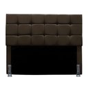 Ver imagem 2 de Cabeceira King 195 Cm Estofada Malta em Suede com Frame Marrom