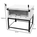 Ver imagem 2 de Forno Industrial a Gás Guilhotina com Pedra Roma Firi90 Venâncio