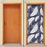 Adesivo Decorativo de Porta - Penas - 1466cnpt - 1