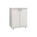 Ver imagem 1 de Balcão de Escritório BL3300 c/ 2 Portas Branco - Tecno Mobili