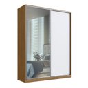 Ver imagem 4 de Guarda Roupa Solteiro com Espelho 2 Portas 3 Gavetas Rc 2003 Linha Roupeiros Emovell