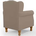 Ver imagem 7 de Poltrona Decorativa para Sala de Estar Yara P02 Bouclê Bege - Lyam Decor
