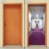 Adesivo Decorativo de Porta - Corredor - 238cnpt - 1
