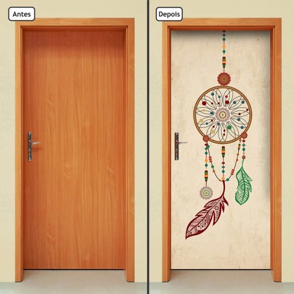 Adesivo Decorativo de Porta - Filtro dos Sonhos - 2018cnpt - 1