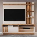 Ver imagem 1 de Painel Home Mariana 1.8 para TV Perola Met. Amendoa