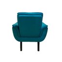 Ver imagem 4 de Poltrona Decorativa Opala Plus para Sala de Estar Quarto Escritório - Azul Turquesa.