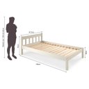 Ver imagem 3 de Cama de Solteiro Madeira Maciça Vilmar Branco