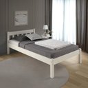 Ver imagem 2 de Cama de Solteiro Madeira Maciça Vilmar Branco