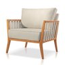 Poltrona Jade Linho Agarb Decor:linho Bege Claro - 1