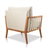 Poltrona Jade Linho Agarb Decor:linho Bege Claro - 3