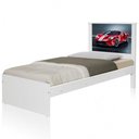 Ver imagem 3 de Cama Solteiro Carro Sport Vermelho Com Colchão