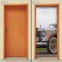 Ver imagem 1 de Adesivo Decorativo de Porta - Carro Vintage - 993cnpt