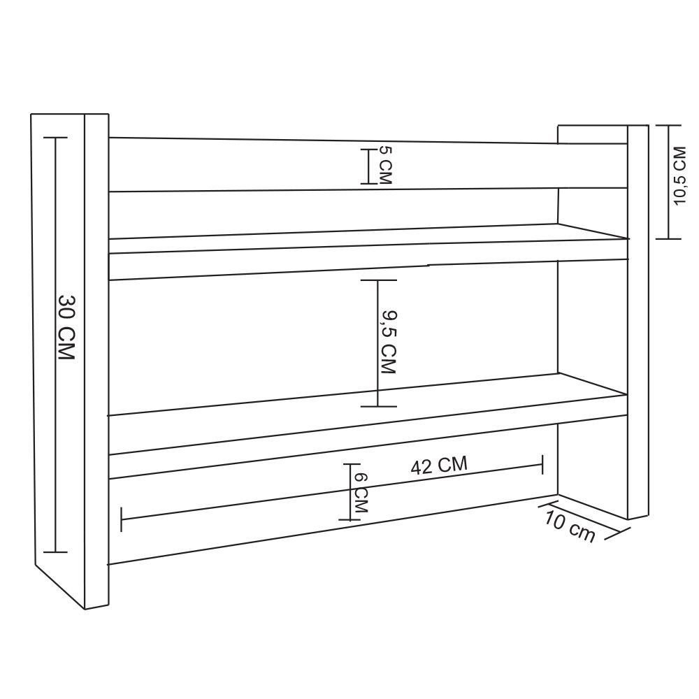 Porta Chave Organizador Trovarelli Madeirado [f031] - 6