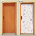 Ver imagem 1 de Adesivo Decorativo de Porta - Flores - Floral - 506cnpt