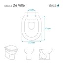 Ver imagem 5 de Tampa de Vaso de Ville Branco para Bacia Deca