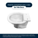 Ver imagem 4 de Tampa de Vaso de Ville Branco para Bacia Deca