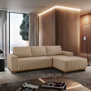Sofá Boreal de 230 Cm B25 Chaise Lado Direito Meu Sofá Online