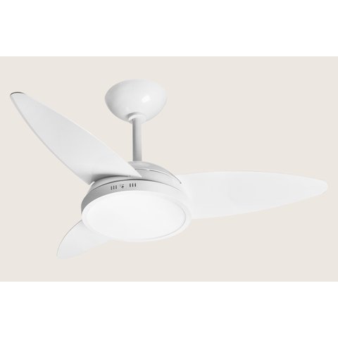 Ventilador de Teto Lykan Branco Led 24w 3000k 127v Tron
