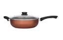 Ver imagem 1 de Frigideira Wok Antiaderente Tampa de Vidro 28cm Cobre Maximum Panelux