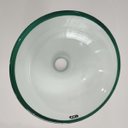 Ver imagem 5 de Cuba de Vidro Verde para Banheiro Lavabo Redondo Cuba de Apoio 30cm