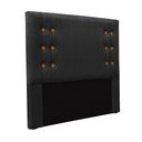 Ver imagem 1 de Cabeceira Decorativa King Size 1,95M Kors Veludo Preto - Gran Belo