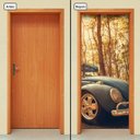 Ver imagem 1 de Adesivo Decorativo de Porta - Carro Vintage - 998cnpt