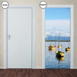 Adesivo Decorativo de Porta - Barcos - 040pt - 1