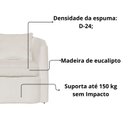 Ver imagem 6 de Poltrona Decorativa Sala Recepção Escritório Veludo Alana Cor:bege