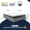 Ver imagem 5 de Cama Box com Colchão de Espuma D70 Pillow Top Ortopédico Ultra D70 Casal 138cm
