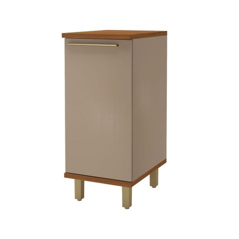 Balcão de Cozinha 40 cm Munique 1 Porta com Tampo 6154.26 Camurça - Indekes