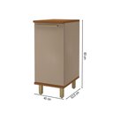 Ver imagem 3 de Balcão de Cozinha 40 cm Munique 1 Porta com Tampo 6154.26 Camurça - Indekes