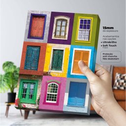 Janelas - Quadros ou Placas Modulares com 4 Peças - 3