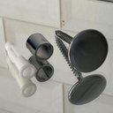 Ver imagem 4 de Gancho Pino de Metal 1,5cm Cromado para Espelho de Parede Fixador Duler Cabideiro