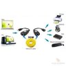 Cabo Extensor Usb Adaptador Rede Lan Ethernet para Pc - 3