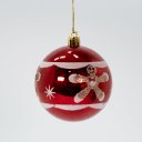Ver imagem 3 de Kit 24 Bolas Enfeite Natalino Árvore Natal Branco Vermelho