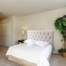 Cabeceira Painel Capitonê Luna Suede Liso Bege Cama Casal - 6