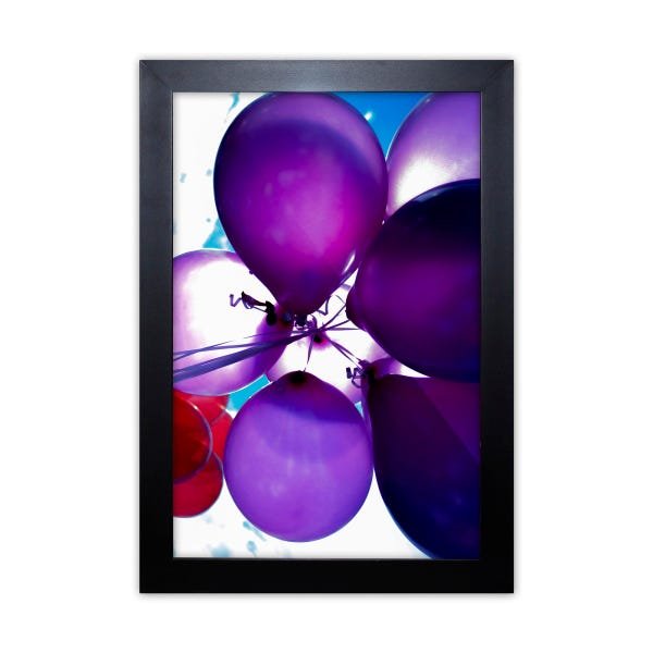 Pôster Decorativo Prolab Gift Balões Moldura Preta - 1