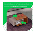 Ver imagem 3 de Mesa de Centro Diva Jcm Movelaria - Cinamomo/off