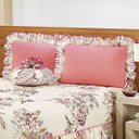 Ver imagem 2 de Colcha King Estampada com Babado Envolto 4 Peças Amarilis - Cereja - Cereja