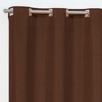 Cortina Tecido Microfibra 2,00m x 1,70m Pratic - Tabaco - Tabaco - 2