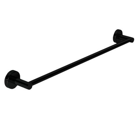 Toalheiro 60cm Redondo - Preto Trendmetais