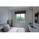 Ver imagem 2 de Persiana Romana (2,00 Largura x 2,00 Altura) Tecido Blackout Preto - Vogaflex