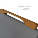 Ver imagem 6 de Conjunto Sala de Jantar Munique 6 Cadeiras Safira Veludo Móveis Mundial